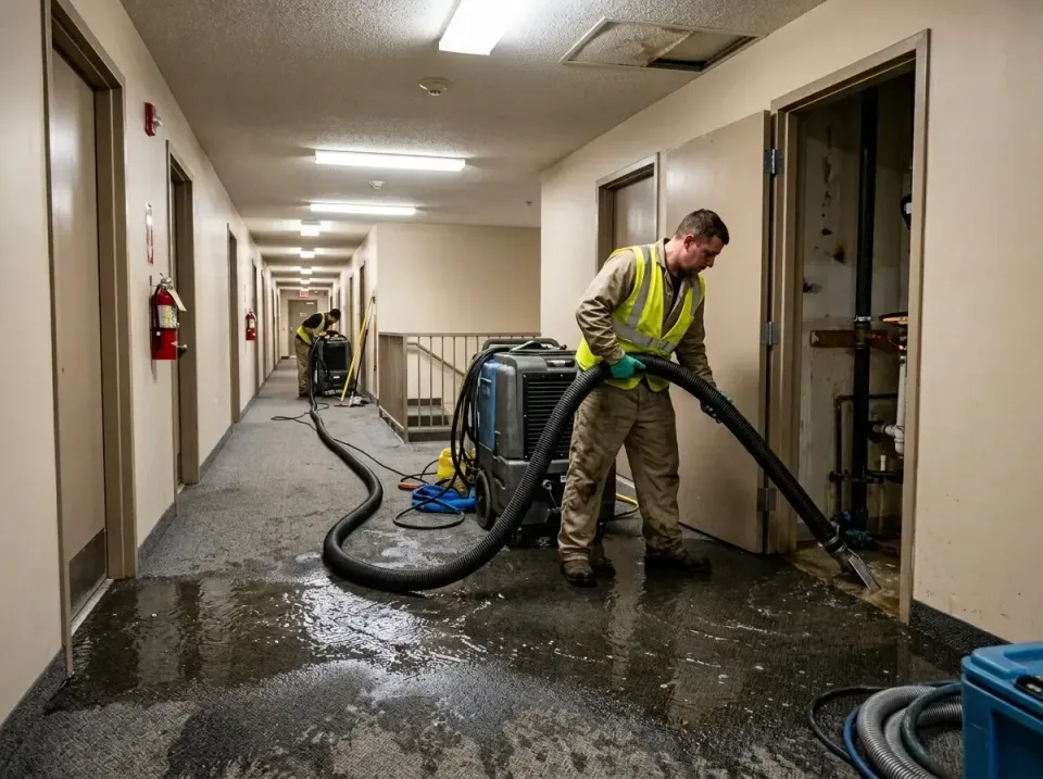 multi-unit-apartment-hallway-f-005 — frequently asked questions, Emergency Burst Pipe Water Extraction & Removal in Glenmont…